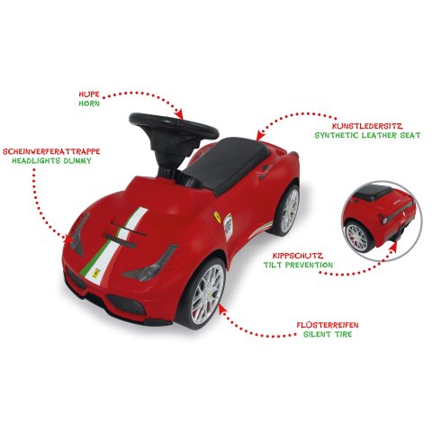 Push-Car Ferrari 488 red