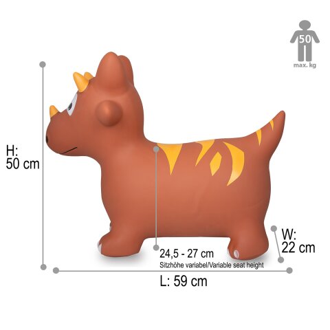 Hpftier Dino mit Pumpe