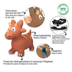Animal saltarín Dino HoppyDoo con bomba