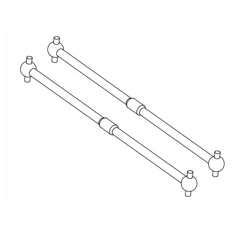 motor shaft Skull-Nightstorm rear 2pcs