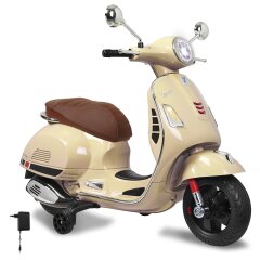 Ride-on Vespa GTS 125 beige 12V