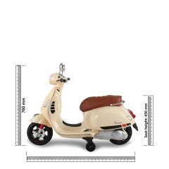 Ride-on Vespa GTS 125 beige 12V