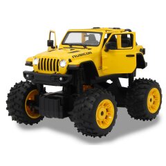 Jeep Wrangler JL 1:14 amarillo 2,4GHz big wheel puerta manual