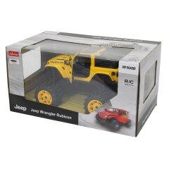 Jeep Wrangler JL 1:14 jaune 2,4GHz A Big Wheel Porte manuelle