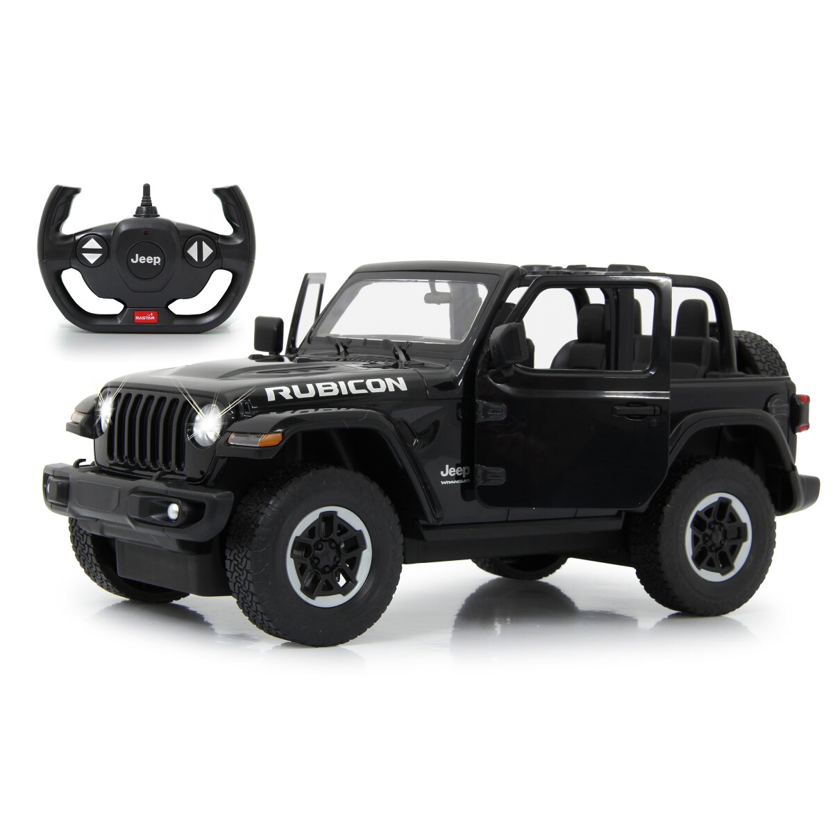 Jamara Jeep Wrangler JL 1:14 manuální dveře, černý 2,4G A  