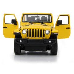 Jeep Wrangler JL 1:14 amarillo 2,4GHz puerta manual