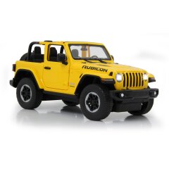 Jeep Wrangler JL 1:14 amarillo 2,4GHz puerta manual