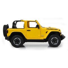 Jeep Wrangler JL 1:14 amarillo 2,4GHz puerta manual