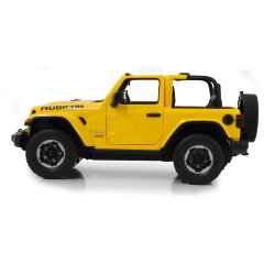 Jeep Wrangler JL 1:14 giallo 2,4GHz porta manuale