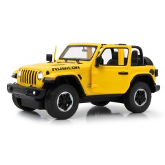 Jeep Wrangler JL 1:14 jaune 2,4GHz Porte manuelle