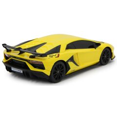 Lamborghini Aventador SVJ 1:24 amarillo 2,4GHz