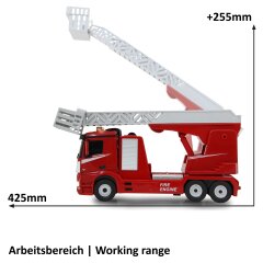 Fire Truck turnable Ladder Mercedes-Benz Antos 1:24 2,4GHz