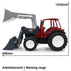 Lindner Geotrac con caricatore frontale 1:16 2,4GHz