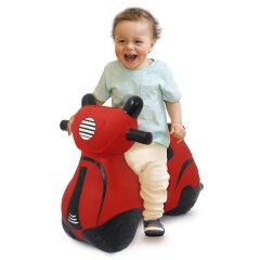 Bouncing Scooter HoppyDoo red with pump
