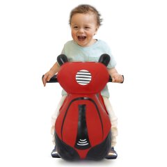 Scooter saltarín HoppyDoo rojo con bomba