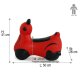 Bouncing Scooter HoppyDoo red with pump
