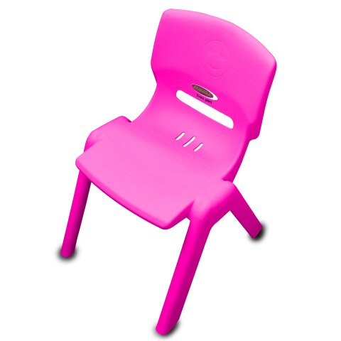 Silla para niños Smiley hasta 100 KG fucsia