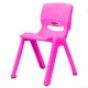 Chaise haute Smiley jusqu´ à 100 KG rose