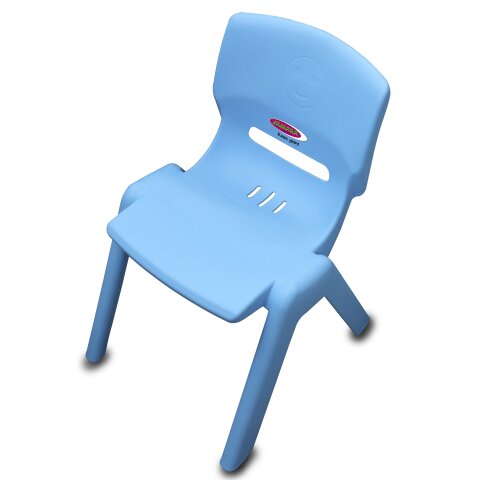 Silla para niños Smiley hasta 100 KG azul