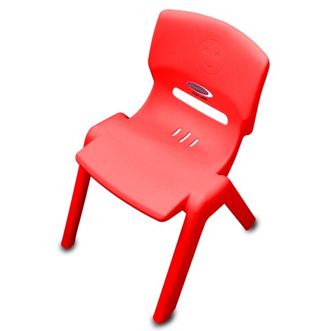 Childs Chair Smiley up to 100kg red