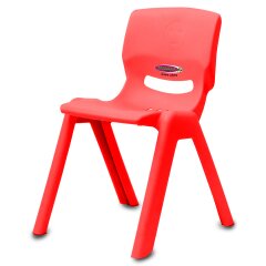 Silla para niños Smiley hasta 100 KG rojo