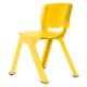 Childs Chair Smiley up to 100kg yellow