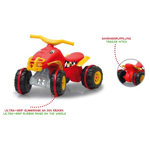 Push-Car Little Quad red