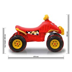 Cavalcabile Little Quad rosso