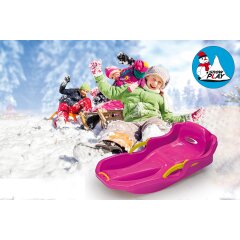 SnowPlay Bob Comfort 80 cm fucsia con freno