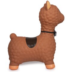 Bouncing Animal Lama HoppyDoo brown with pump