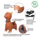 Bouncing Animal Lama HoppyDoo brown with pump