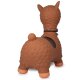 Bouncing Animal Lama HoppyDoo brown with pump