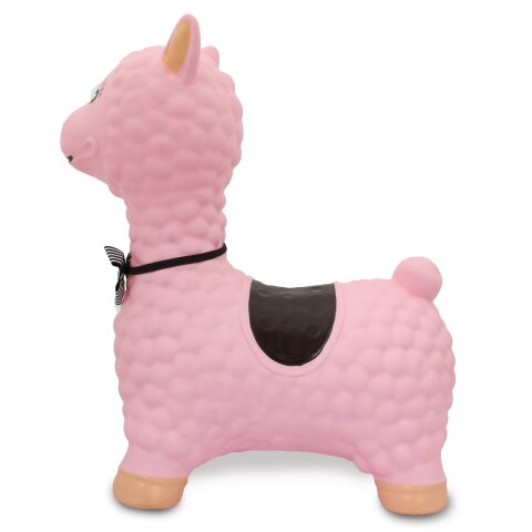 Bouncing Animal Lama pink with pump Bouncing Animal Lama pink with pump