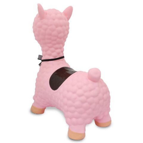 Hpftier Lama rosa mit Pumpe
