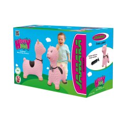 Animal saltarín Lama HoppyDoo marrón con bomba