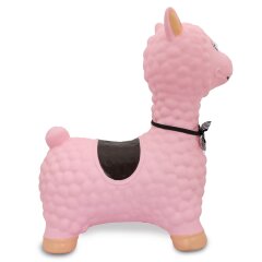 Bouncing Animal Lama HoppyDoo pink with pump