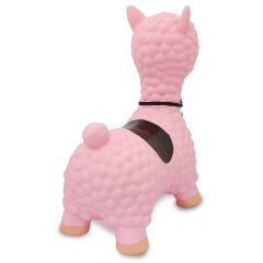 Bouncing Animal Lama HoppyDoo pink with pump