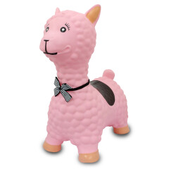 Bouncing Animal  Lama pink with pump