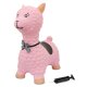 Animal saltarín Lama HoppyDoo marrón con bomba