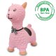Animal saltarín Lama HoppyDoo marrón con bomba