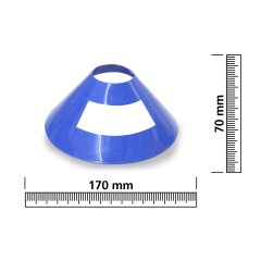 Conos marcadores Traffic azul 4 pz.