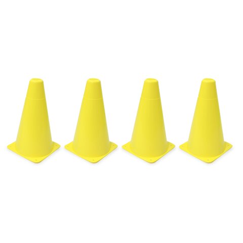 Pylons Traffic yellow 4pcs