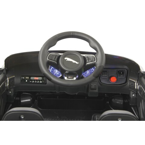 Ride-on Jaguar F-Type SVR schwarz 12V