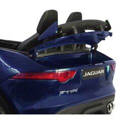 Ride-on Jaguar F-typee SVR bleu 12V