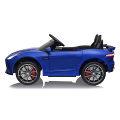 Ride-on Jaguar F-typee SVR bleu 12V