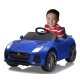 Ride-on Jaguar F-typee SVR bleu 12V