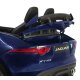 Ride-on Jaguar F-typee SVR bleu 12V