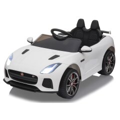 Ride-on Jaguar F-Type SVR blanco 12V