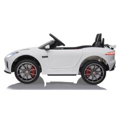 Ride-on Jaguar F-Type SVR wei&szlig; 12V