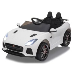 Ride-on Jaguar F-Type SVR white 12V